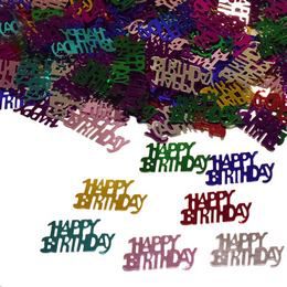 Narodeninové party konfety nápisy Happy Birthday - 14 g