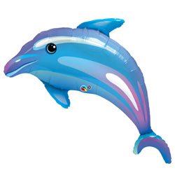 42 inch Delightful Dolphin - Delfín fóliový balón