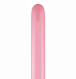 160Q bledo rúžové štandardné modelovacie balóny (100 ks/bal)