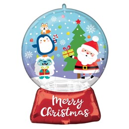 Vianočná guľa fóliový balón, 68 cm